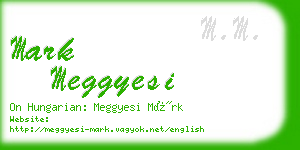 mark meggyesi business card